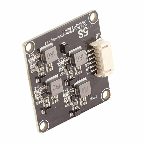 Módulo Equilibrador Activo para Baterías de Litio, Equilibrador Activo para Celdas Ternarias y LiFePO4, Placa de Transferencia Inductiva de Energía 2,0 V–4,5 V, 1,2 A con Cable de Cobre de 30 cm para Paquete de Baterías (5S) miniatura 6