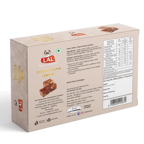 Image of Lal Sweets Halwa 400g (Dates Halwa)
