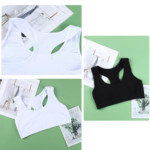 Girls Racerback Sports Training Seamless Bras, One Size3