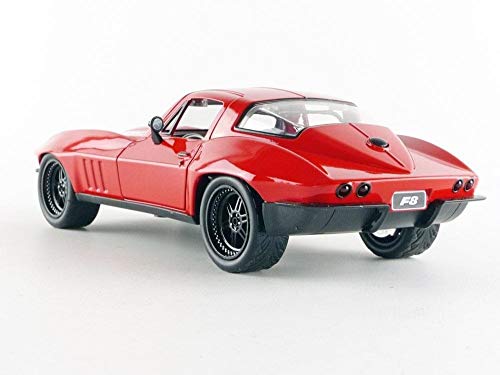 Auto a escala 1:24 Chevy Corvette 1966 miniatura 3