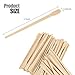 200 Pcs Wax Sticks, Wooden Waxing Sticks, Wax Strips, Eyebrow Wax Sticks, Small Waxing Applicator Sticks for Hair Removal, Facial, Smooth Skin (200 Pack)