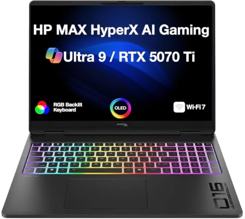 Image of HP OMEN MAX HyperX AI Gaming Laptop 16.0 inch 240Hz OLED WQXGA Display