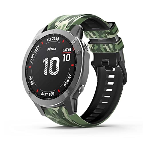 Bracelet silicone de remplacement Garmin Fenix 5 agate 22mm