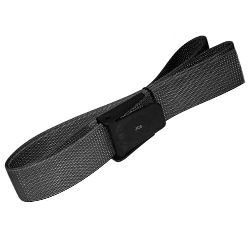 JCS 100% Nylon 2inch Scuba Webbing Weight Belt with Delrin (Plastic) Buckle, 72inch, Black