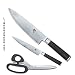 Produktbild Kai LINKSHÄNDER Messer Set Shun Damast + Schere 3tlg