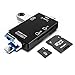 Lecteur de Carte SD, Seminer 6 en 1 USB C/Micro/USB Lecteur de Mémoire Lecteur de Caméra SD Micro SD SDXC MMC SDHC OTG Adaptateur Compatible pour MacBook Ordinateur Tablette Android