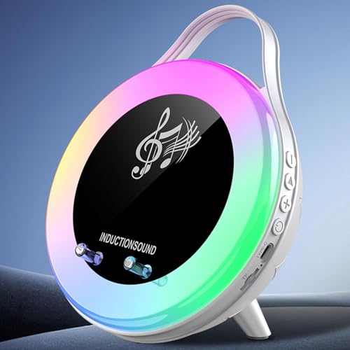 Enceinte sans fil induction rechargeable et lumières pour maison - 3