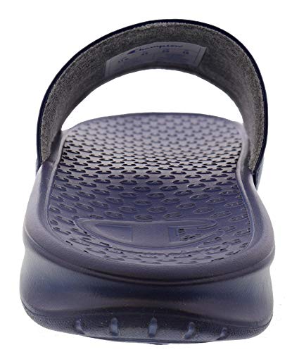 Champion mens Club Slide Slippers, Navy, 124