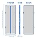 Air Track 10ft 13ft 16ft 20ft Airtrack Gymnastics Tumbling Mat Inflatable Tumble Track with Electric Air Pump for Home Use/Tumble/Gym/Training/Cheerleading, Light Blue+, 16ft