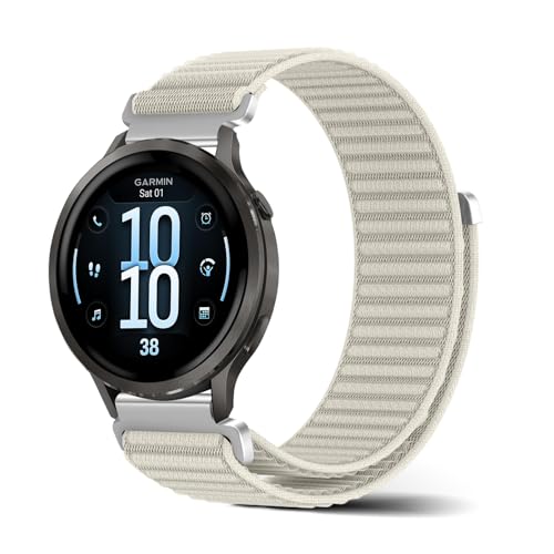 [SeGinn] Garmin Venu 4 41mm/Venu 3S/Xiaomi Watch S4 41mm �Ή� �o���h �x���N���f�U�C�� �i�C������ 18MM �����o���h ���ɂ₳���� �ґg�����x���g �_�炩�����K �}�W�b�N�e�[�v �y�� Huawe