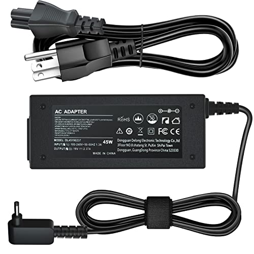19V 2.37A 45W AC Adapter Laptop Charger for Acer Aspire 5 A515-44 A515-46 A515-54 A515-54G A515-55 A515-56 A517-52; Acer Chromebook R11 Series PA-1450-26 Power Cord