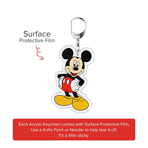 Akkya Neck Lanyard With Id Badge Holder For Keys Key Chain Card Cute Cartoon Mouse Yellow Lanyards For Women Men Guys Girl Boys Kids Teachers Keychain Gs390 #TOP6