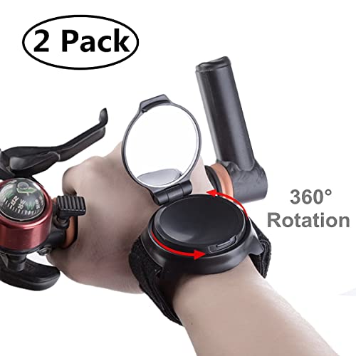 SEALEN Rotatable and Adjustable Mountain Bike and Road Bicycle Handlebar Rearview Mirror