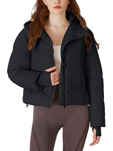 Womens Lightweight Quilted Puffer Jacket with Hood