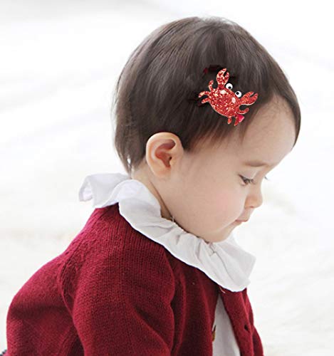 Insowni 16 Pack Glitter Cute Alligator Hair Clips Accessories Fruit Unicorn Mermaid Owl Swan Barrettes For Baby Girls Toddlers Kids Teens #TOP3