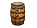 Produktbild Temesso Originales schottisches Whiskyfass, Holzfass, Whisky Fass, Schnapsfass - angeschliffen - 190L (Oberfläche geölt)