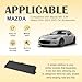 X-TKER Center Console Organizer Divider Compatible with Mazda MX-5 RF Miata 2016-2022 2023 2024 2025 Car Accessories, Glove Box Compartment Armrest Storage Insert Tray Rubber Surface ABS Panel