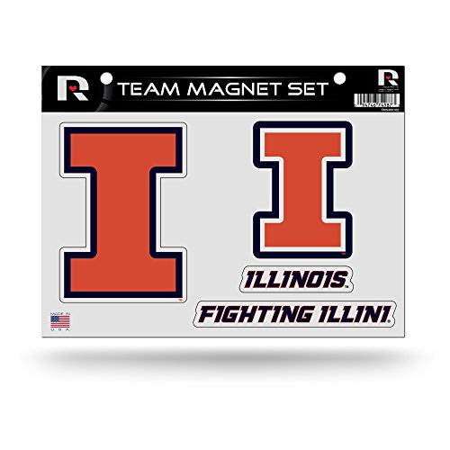 Rico NCAA Illinois Illini Ensemble Aimants