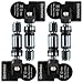 Electronicx 4X RDKS Sensor für Mazda 2 Hybrid 2022-2025 vorprogrammiert 433MHz TPMS Reifendrucksensor Metallventil 4er Set Ersatz Alufelgen Stahlfelgen Sommer Winter Ganzjahresreifen