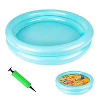 Planschbecken Baby,Baby Planschbecken,60cm Durchmesser Planschbecken für Kinder für Outdoor Garten Hinterhof