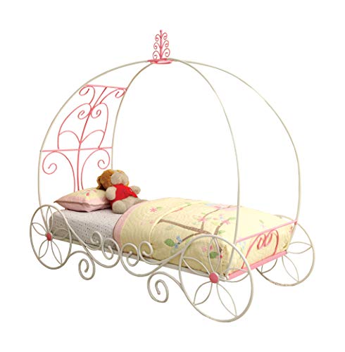 Furniture Of America Ashley Fairy Tale Carriage Bed, Twin, Pink & White #TOP9