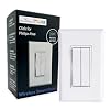 RunLessWire Click for Philips Hue Battery-Free Wireless Smart Light Switch, 30ft Range Works Natively with Philips Hue Bridge Wall Mount Kinetic Switch - Decora Style, White