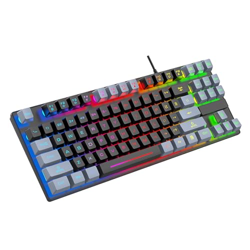 EOPBCD JjJQ[~OL[{[h 87L[ USB Type-A Lڑ Ԏ tNL[[I[o[ L[XCb` 5000 RGBCeBO d 644g