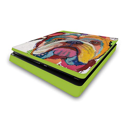 Skin Vinyle Bouledogue Keck pour Console PS4 Slim : Sublimez votre Espace de Jeu PlayStation 4