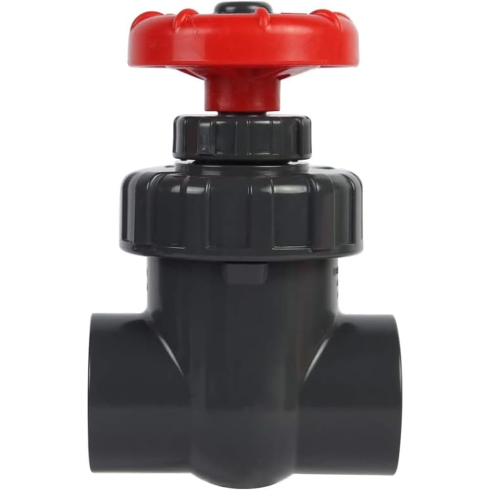 Válvula de compuerta de PVC, 20-63 mm, válvula de interruptor de tubería industrial para riego, acuarios, piscinas, sistemas de tuberías, DN15-DN50