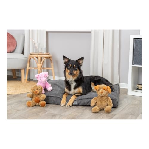 Trixie Kuscheltier Hund Enno aus Recycling-Plüsch - Nachhaltiges Trixie Hundespielzeug Be Eco Serie - Weiches Plüschtier für Hundetraining & Spielspaß, 40 cm - 34885