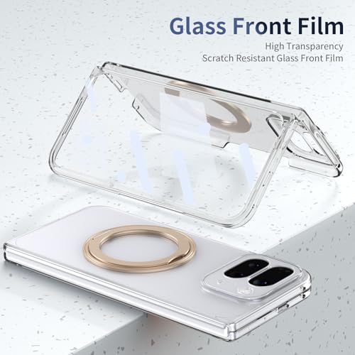 Coque Google Pixel 10 Pro Fold ultra-fine : écrin transparent violet de haute précision
