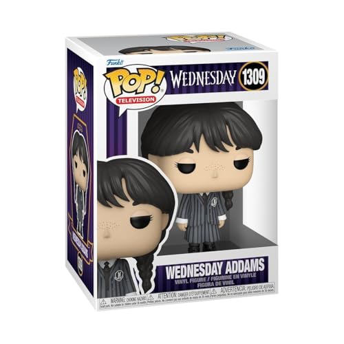 Funko Pop! TV: Wednesday Addams - Merlina - Figura de Vinilo Coleccionable - Idea de Regalo- Mercancia Oficial - Juguetes para Niños y Adultos - TV Fans - Muñeco para Coleccionistas y Exposición