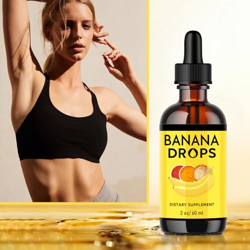Banana Drops Original Banana Extract Liquid for Weight Health 2 PCS 3 41nGqw3i94L