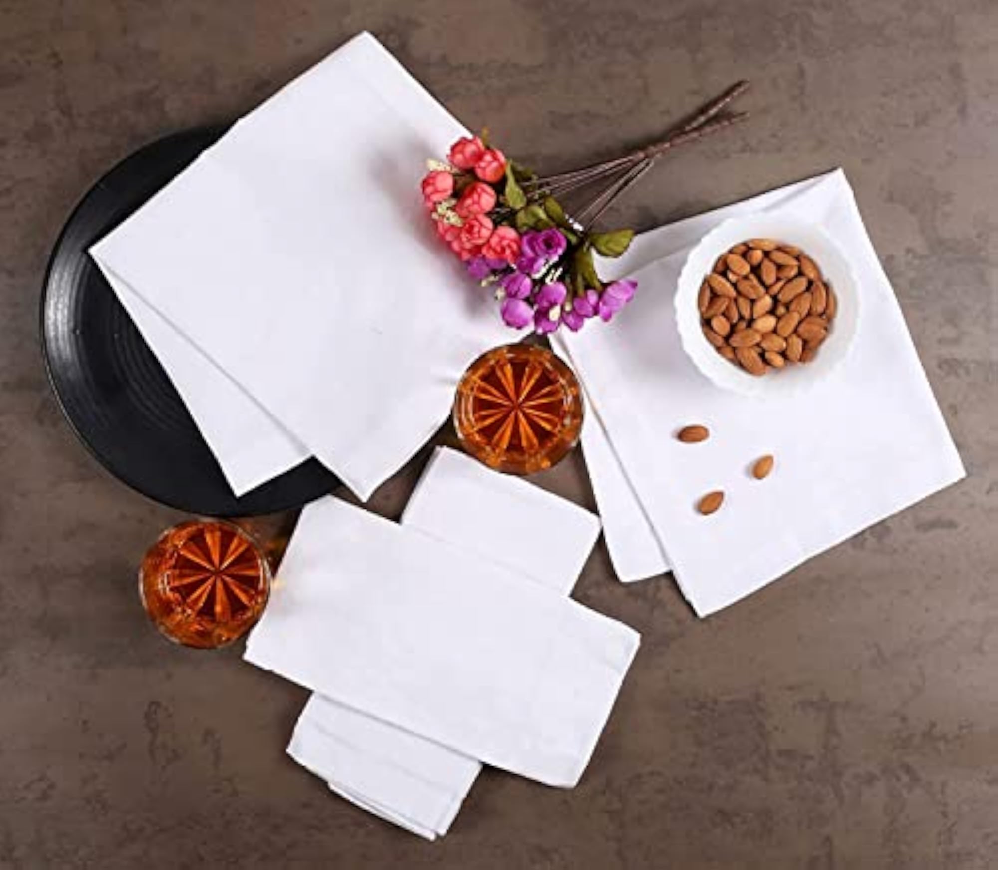 Cotton Dinner Table Napkins Set of 24