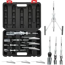 7PCS Engine Cylinder Hone Tool Set with Box | Cylinder Honing Tool with 1-1/8", 2" and 3" Replacement Honing Stones,Adjustable from 3/4" to 7" Diameter for Professional Engine Piston Servicing
