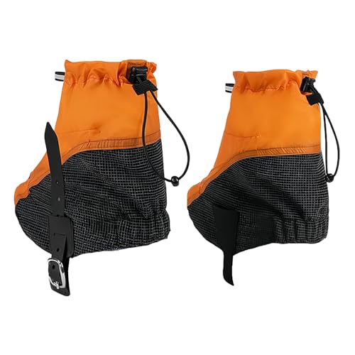 Genérico Low Gaiters | Lightweight Waterproof Ankle Gaiters | Breathable Elastic Footwear Accessories Mountaineering Backpacking Fishing Outdoor Adventures Cycling Climbing Walking