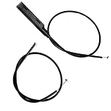 AUTOPA Center 51238403219 and Front 51238408134 Hood Release Cable for BMW