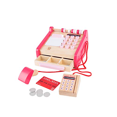 Hape Checkout Wooden Register Pretend & Play Role Play Set With Accessories #TOP6