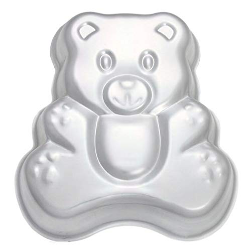 WDYJMALL 3D-Kuchenform aus Aluminium, 26 cm, Bärenform, Backform, Kuchenform