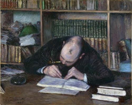 Affiche Le Libraire Caillebotte grand format pour grand mur vide