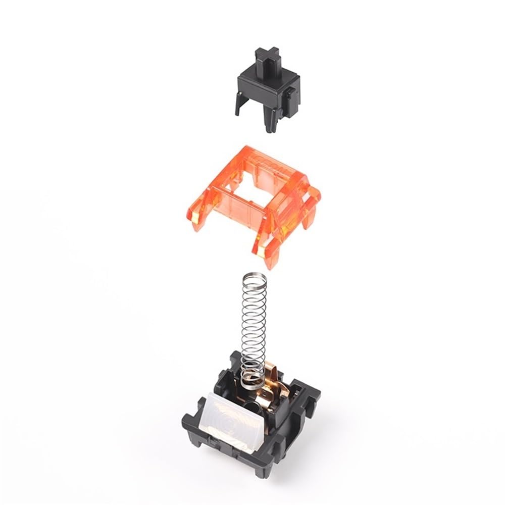 Geonworks Raptor MX Extreme Gaming Switch V2, wstępnie nasmarowany liniowy przełącznik prędkości 5Pin do klawiatury mechanicznej (30 szt.)