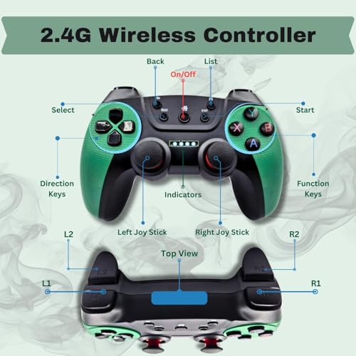 Image of M22 Ultra Game Stick Lite 4K HDMI Retro Video Game Console with 2 Wireless Controllers, 1080P HD Output, 52+ Emulators, PSP & 3D Support, Plug and Play TV Gaming System