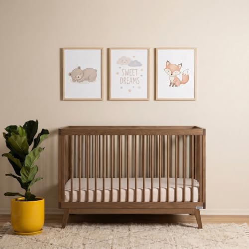 dadada Baby Soho 3-in-1 Convertible Wooden Crib to Toddler