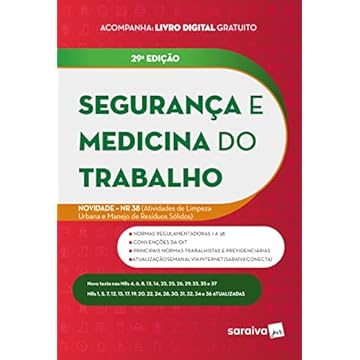 Capa do livro Segurança e Medicina do Trabalho - 29ª edição 2023