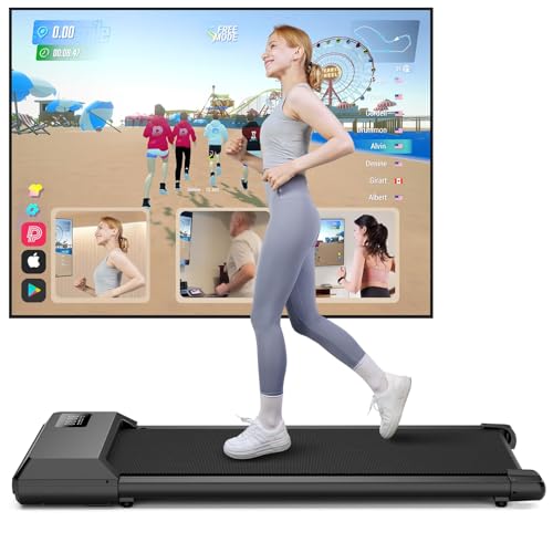MJWW Tapis Roulant Raceable, Walking Pad sotto la Scrivania Max 136kg adatto per Indossabili ad Alta...