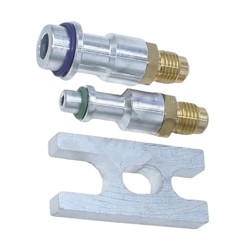 Tapón de prueba de fugas de aire acondicionado | Herramienta de mantenimiento para aire acondicionado automotriz | Tapón de prueba de alta resistencia para tuberías AC taller de garaje mecánico