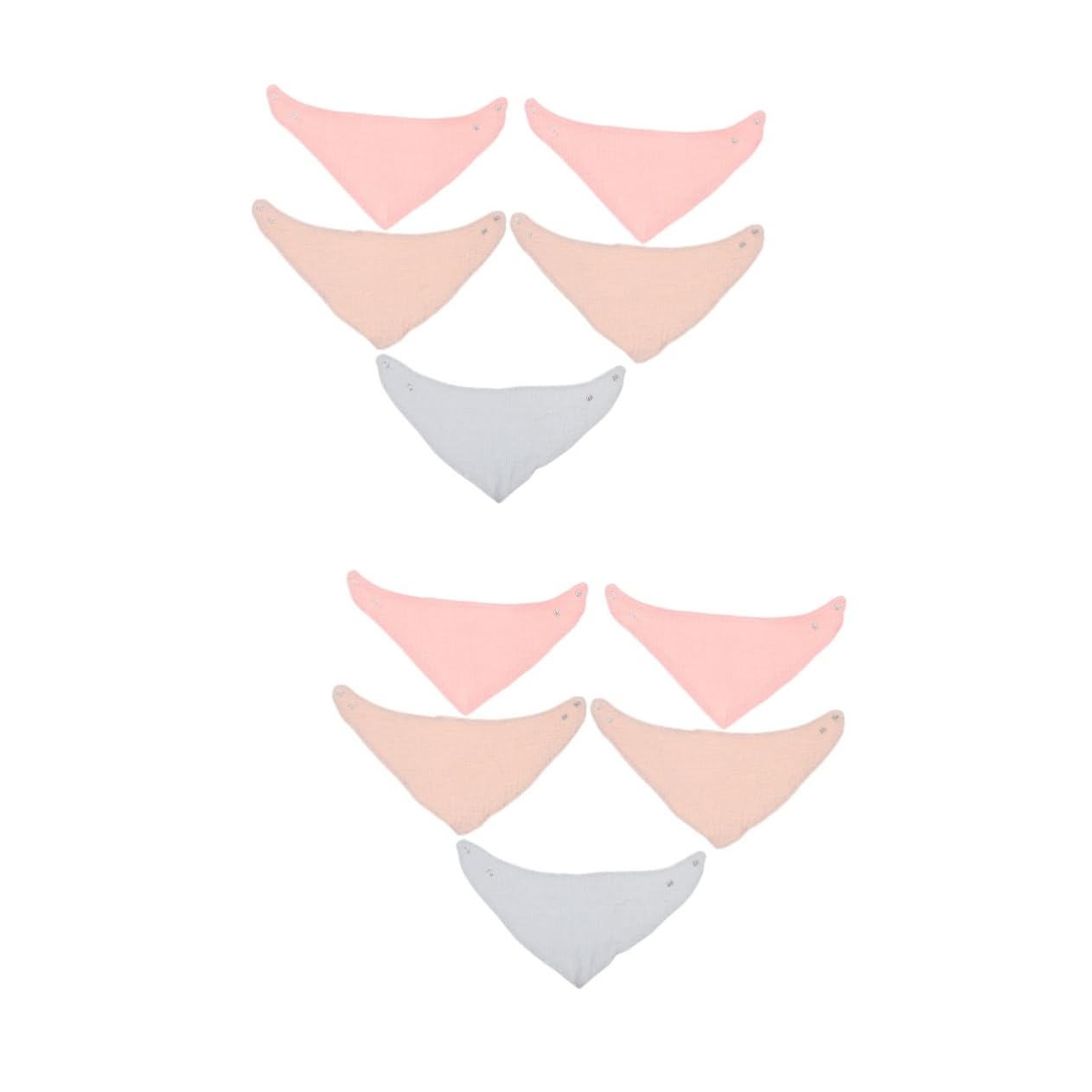 TOYANDONA 15 Piezas Toalla Triangular Toalla Babero Para Niños Pequeños as Para Bebés itas Para Bebés Baberos De Muselina Que Absorben El Agua Para Recién Nacidos