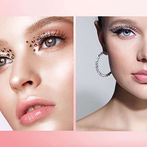 Amaoz Rhinestone Jewel Pickup Tool,Dual-Ended Picker Dotting Pen Crystal Studs Wax Pen, Flat Back Gems Round Rhinestones For Nails Decoration Crafts Eye Makeup Clothes Shoes︱Mix Ss4 6 10 12 16︱3500Pcs #TOP5