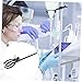 PLAFOPE Adjustable Laboratory Clamp Holder for Flask and Test Tube Heavy Duty Iron Construction for School and Industrial Use Versatile Support for Scientific Experiments