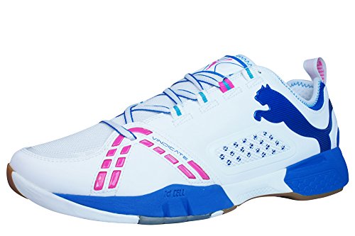 PUMA Vindicate Mens Indoor Sports Sneakers/Shoes-White-12.5